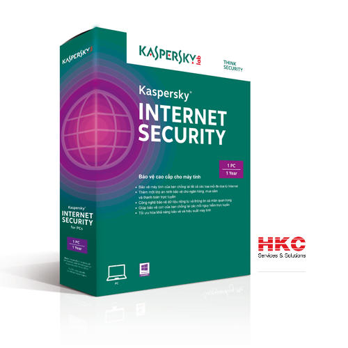 Phần mềm diệt Virus Kaspersky Internet Security cho 1PC