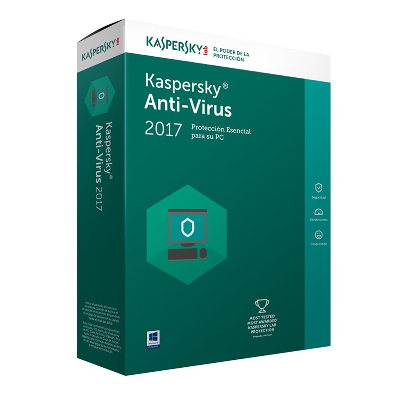 Kaspersky Anti- Virus cho 1 máy tính