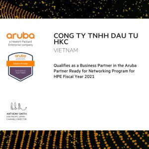 Công ty HKC vinh dự nhận chứng nhận thứ 2 – Aruba Partner 2021