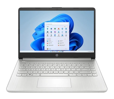 Máy tính xách tay HP 14s-dq5100TU/ Intel Core i5 -1235U/ 8 GB DDR4 3200/ SSD 256 GB PCIe/ 14″ FHD/ Intel Iris Xe/ W11H/ Silver/ 1Y/7C0Q0PA