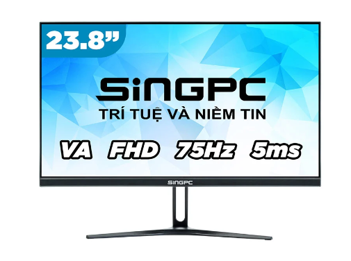 Màn hình game SingPC SGP238 VAG (23.8 inch/FHD/VA/165Hz/1ms/250 nits/HDMI+DP+Audio/Loa)