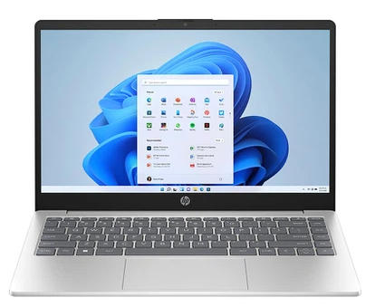 Máy tính xách tay HP laptop 14-em0086AU/ AMD Ryzen 5- 7520U/ 16Gb DDR5/ SSD 512Gb/ AMD Radeon Integrated Graphics/ 14 Inch FHD/ Win11 Home/ Natural Silver/ 1Y