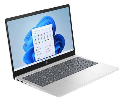 Máy tính xách tay HP 14-em0080AU/ AMD Ryzen 3-7320U/ 8Gb DDR5/ SSD 256Gb/ AMD Radeon Integrated Graphics/ 14 Inch FHD/ W11H/Silver/1Y