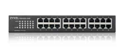 Thiết bị chuyển mạch Zyxel GS1100-24E, 24 port GbE Unmanaged Switch (GS1100-24E)