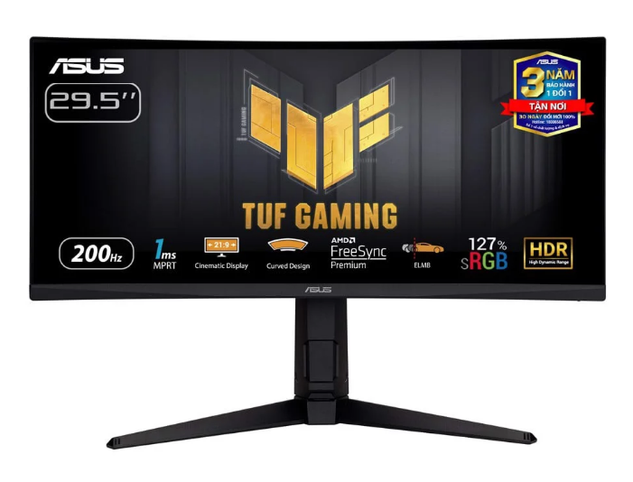 Màn hình Asus TUF Gaming VG30VQL1A 29.5 inch WFHD VA 200Hz Cong