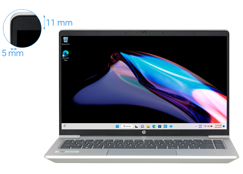 Máy tính xách tay HP ProBook 445 G10/ AMD Ryzen 5-7530U/ 8GB DDR4 3200/ SSD 256GB/ 14 inch FHD/ AMD Radeon Graphics/ Silver