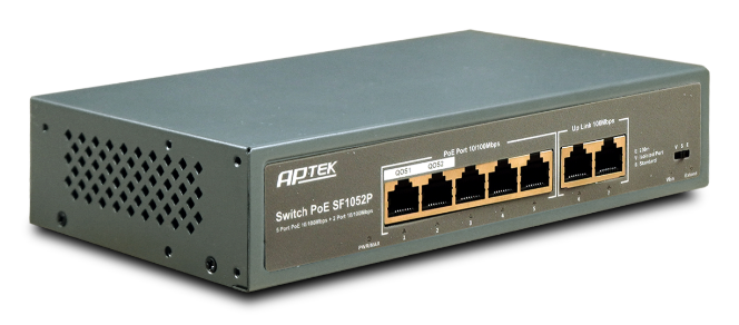 Switch APTEK SF1052P 5-Port 10/100Mbps PoE