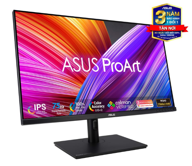 Màn hình Asus PA328QV 31.5 inch WQHD IPS 75Hz