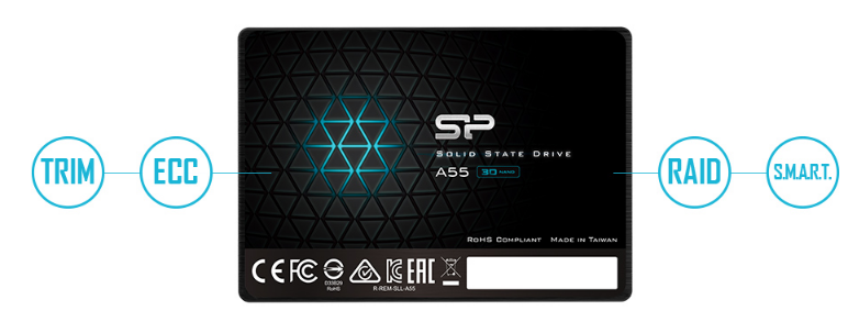 Ổ Cứng SSD SILICON 128GB A55 (SP128GBSS3A55S25)