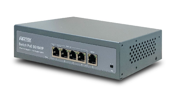 Switch 4 Cổng POE Gigabit APTEK SG1041P