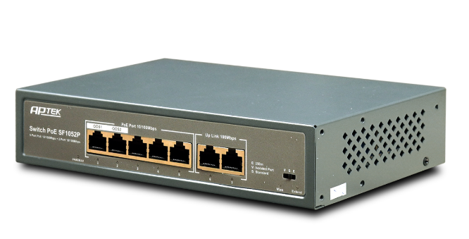 Switch APTEK SF1052P 5-Port 10/100Mbps PoE