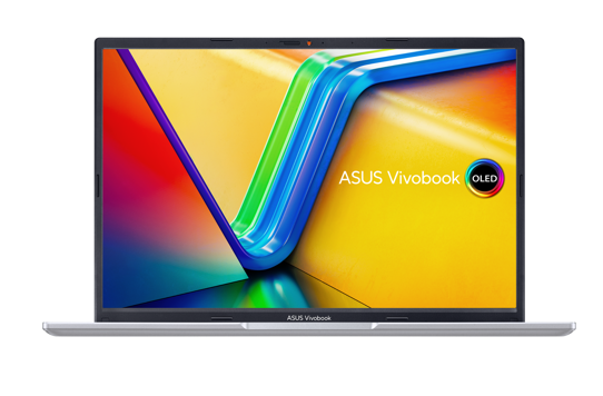 Laptop Asus VivoBook 14 OLED A1405VA-KM095W (i5-13500H/16GB/512GB SSD PCIE/ UMA 14.0′ WQXGA 2.8K OLED, 90Hz, 100% DCI-P3/Win 11/3 Cell/1.6Kg/Bạc Finger Print)