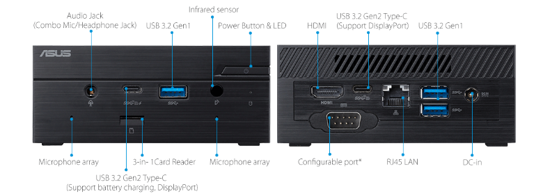 Máy tính để bàn Mini Asus NUC PN51-S1-B-B3200MV