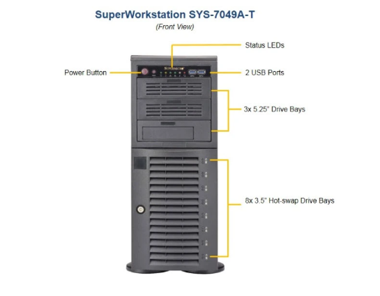 Máy chủ SuperWorkstation SYS-7049A-T