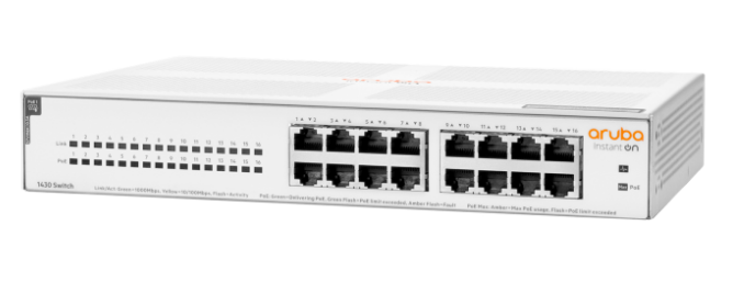 Switch PoE Aruba Instant On 1430 16G 124W (R8R48A)