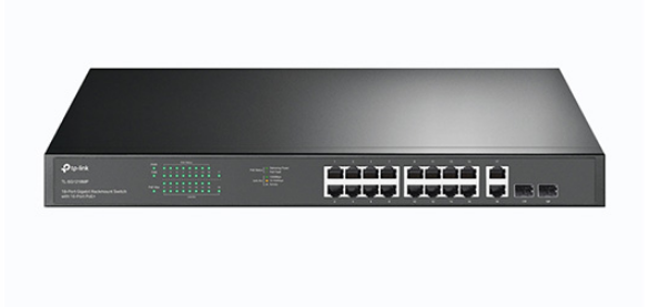 Switch TP-Link TL-SG1218MP (Gigabit (1000Mbps)/ 20 Cổng/ 4 SFP/ 16 cổng PoE/ Vỏ Thép)