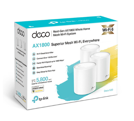 Bộ phát wifi 6 TP-Link Deco X20 3-Pack