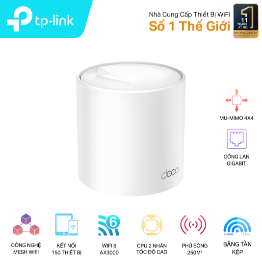 Bộ phát wifi 6 TP-Link Deco X60 1-Pack