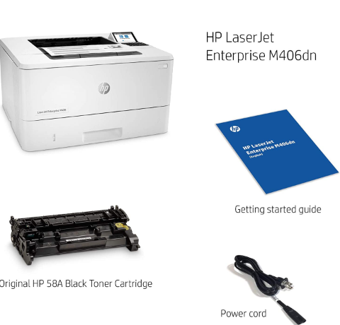 Máy in Laser HP LaserJet Enterprise M406DN (3PZ15A)