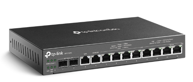 Thiết bị định tuyến TP-Link ER7212PC - Router VPN Gigabit Omada 3-trong-1