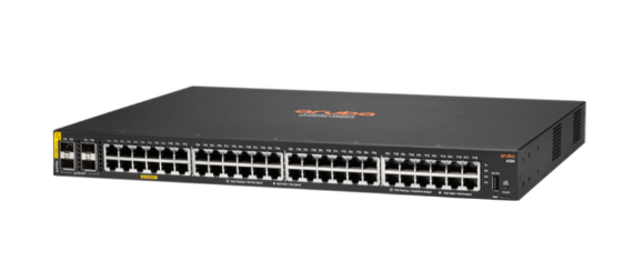 Thiết bị mạng Aruba 6100 48G Class4 PoE 4SFP+ 370W Switch (JL675A)