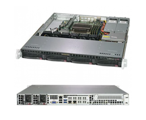 Supermicro SuperServer System SYS-5019C-MR Máy Chủ Rackmout 1U