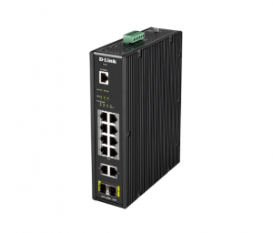 Thiết bị chuyển mạch D-Link Layer-2 Gigabit Ethernet Smart Managed Industrial Switches-Out Door (DIS-200G-12PS)