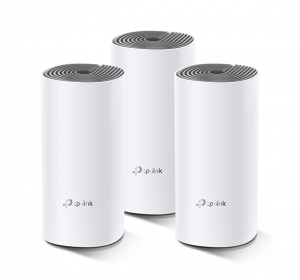 Bộ phát wifi TP-Link Deco E4 3-Pack (Chuẩn AC/ AC1200Mbps/ 2 Ăng-ten ngầm/ Wifi Mesh/ Dưới 100 User)