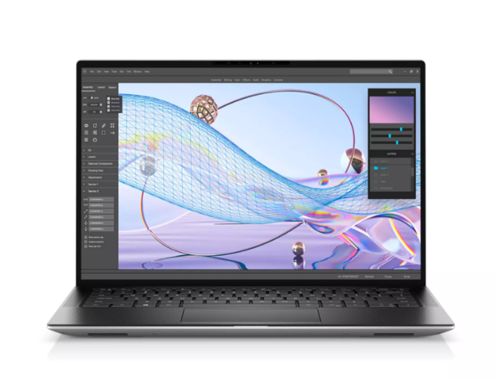 Laptop Dell Mobile Precision 5470 (Core I7-12700H | 16GB | 512GB | NVIDIA RTX A1000 4GB| Ubuntu Linux | Gray)