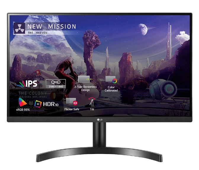 Màn Hình LG 27QN600 27 Inch 2K QHD 75Hz 5ms IPS