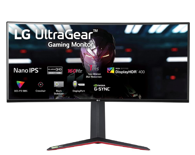 Màn Hình LG 34GN850 UltraGear 34 Inch Cong 21:9 160Hz G-Sync Nano IPS