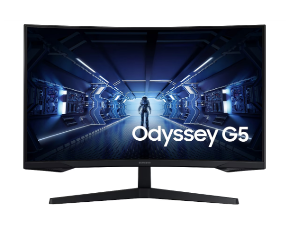 Màn hình Gaming SAMSUNG Odyssey G5 LC32G55TQBEXXV (31.5 inch/ QHD/ VA/ 144Hz/ Cong)