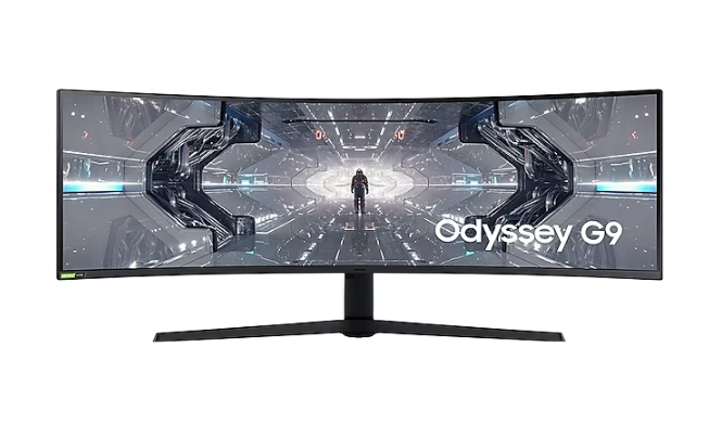 Màn hình Gaming SAMSUNG Odyssey G9 LC49G95TSSEXXV (49 inch/ DualQHD/ VA/ 240Hz/ 1ms/ G-Sync/ Cong)