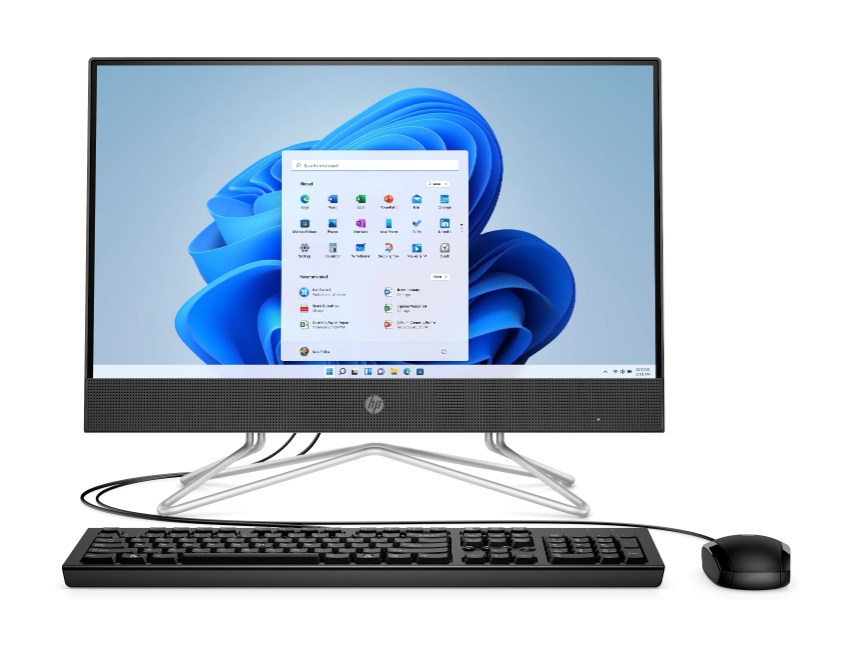 Máy tính để bàn HP 200 Pro G4 AIO I5-10210U/ 8GB/ 256GB SSD/ DVDRW/ 21.5INCH FHD/ WIN 11/ 633S9PA