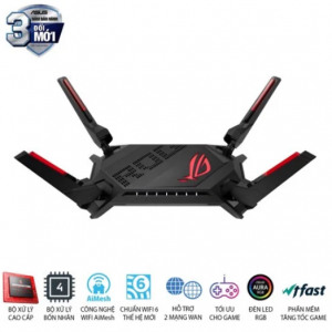 Router ASUS ROG GT-AX6000 Wifi 6 băng tần kép