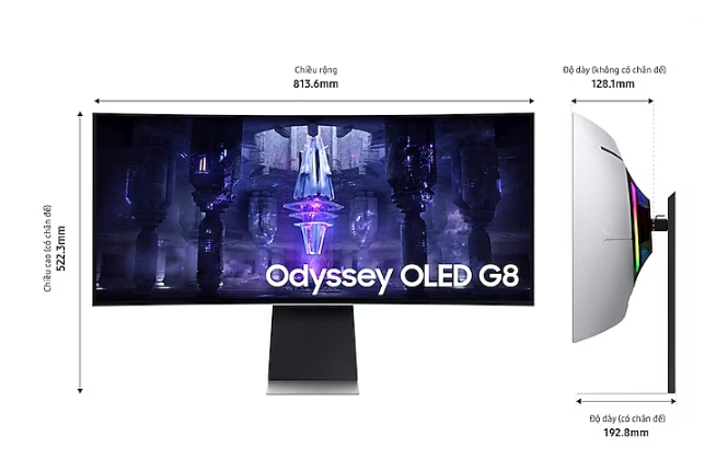 Màn hình Samsung Odyssey G8 LS34BG850SEXXV