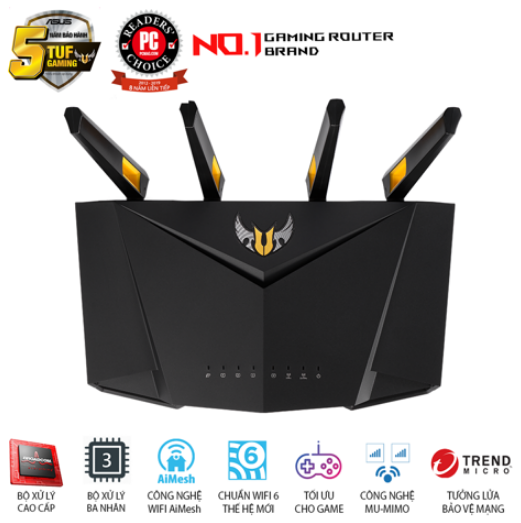 Router ASUS TUF Gaming AX3000 Wi-Fi 6