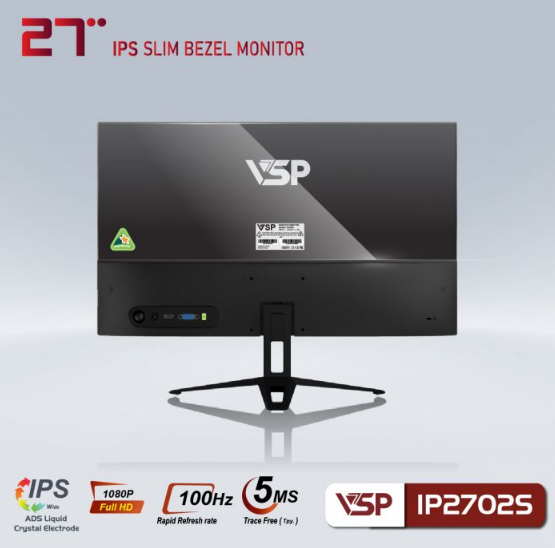 Màn hình LCD 27 inch VSP IP2702S FHD IPS 75Hz Gaming