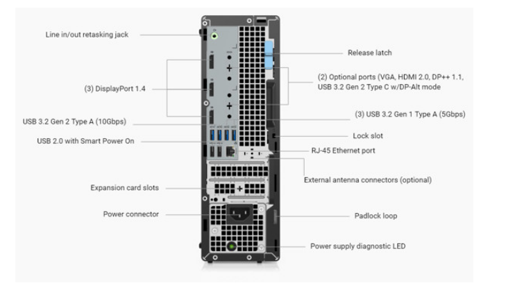 Máy Trạm Dell Precision 3460 SFF CTO Base