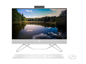 Máy tính All in one HP 24-cb1013d 6K7H0PA (Core i3-1215U | 4GB | 512 GB | Intel® UHD | 23.8 inch FHD | Win 11 | Trắng)