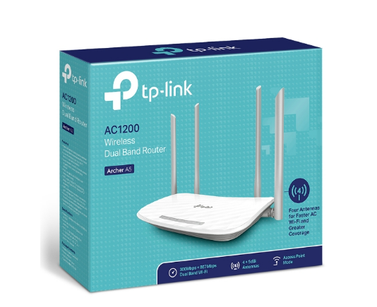 Thiết bị mạng - Router Wifi TP-Link Archer A5 chuẩn AC1200 2 băng tần