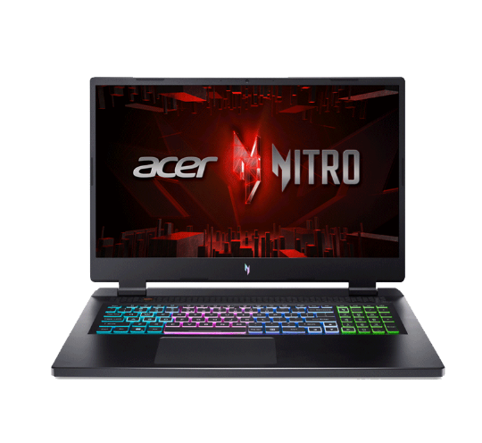 Laptop Gaming Acer Nitro 17 Phoenix AN17-51-50B9 NH.QK5SV.001 (Intel Core i5-13500H | 8GB | 512GB | RTX 4050 6GB | 17.3 inch FHD | Win 11 | Đen)