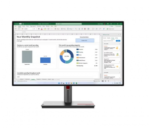 Lenovo Think Vision P27H-30 (63A1GAR1WW) (27 inch/ QHD/ IPS/ 60Hz/ 4ms/ USB Type C)