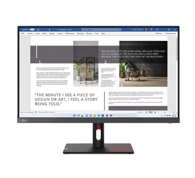 Màn hình Lenovo ThinkVision S27i-30 27 Inch IPS 100Hz 63DFKAR4WW