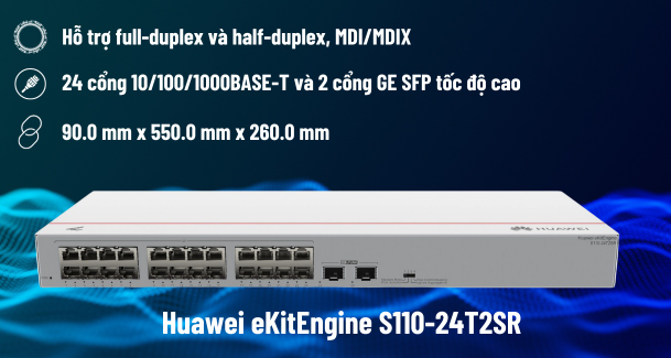 Thiết bị chuyển mạch Huawei eKitEngine S110-24T2SR