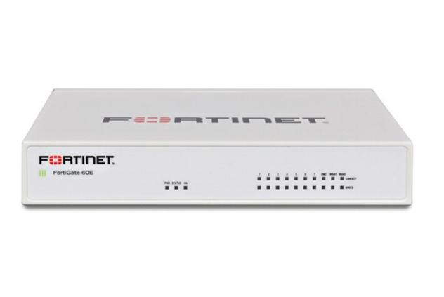 Thiết bị tường lửa Firewall with Bundle FORTINET FG-60E-BDL-950-12 (10 x GE RJ45 ports (including 7 x Internal Ports, 2 x WAN Ports, 1 x DMZ Port) )
