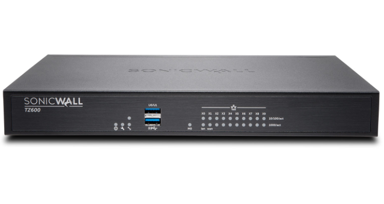 Tường lửa Dell Sonicwall 01-SSC-0221 TZ600 Security Appliance, 10 Ports, 10MB/100MB LAN, GigE