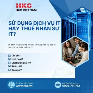 So sánh lợi ích khi sử dụng dịch vụ bảo trì máy tính với tuyển nhân sự IT