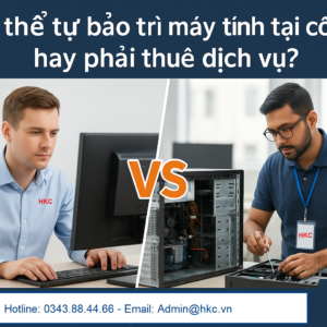 Tự bảo trì máy tính tại công ty hay thuê dịch vụ? | Tư vấn từ HKC