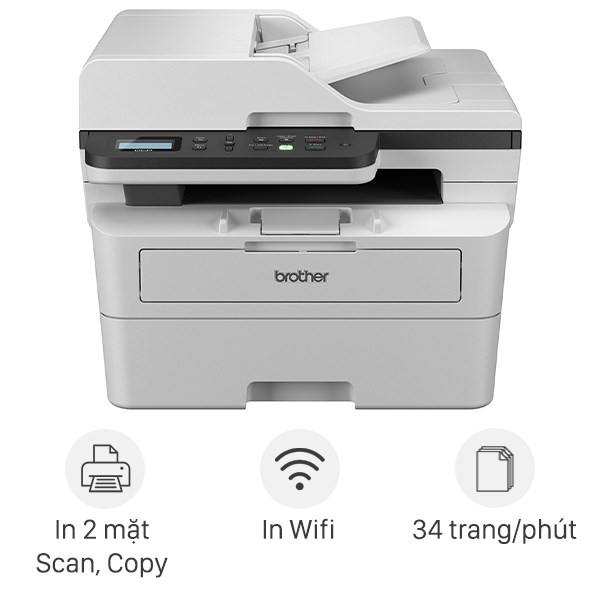 Máy In Brother Laser Đa Năng DCP-B7640DW – Giải pháp in ấn tối ưu cho doanh nghiệp